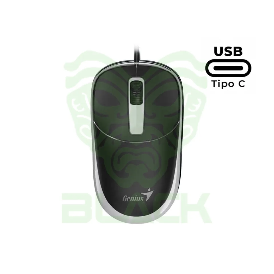 Mouse Genius Dx-123,usb-c,blk+grey