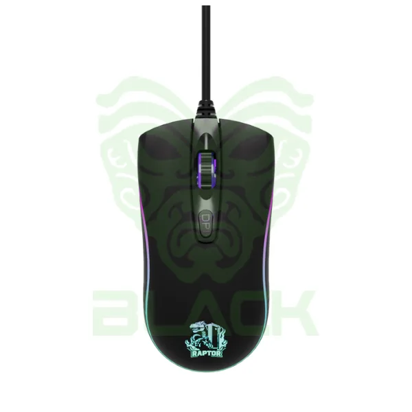 Mouse Gamer Raptor Storm Grip 4 Botones 3600dpi 7 Colores