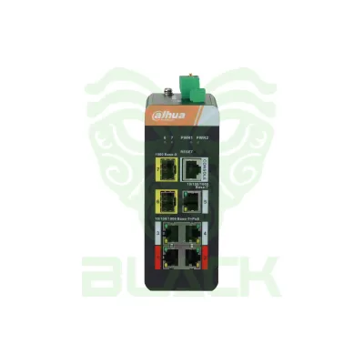 7-PORT Gigabit Industrial Switch With 4-PORT Poe (...