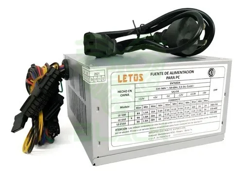 ECOVISION FUENTE EV-550 CABLES LARGOS