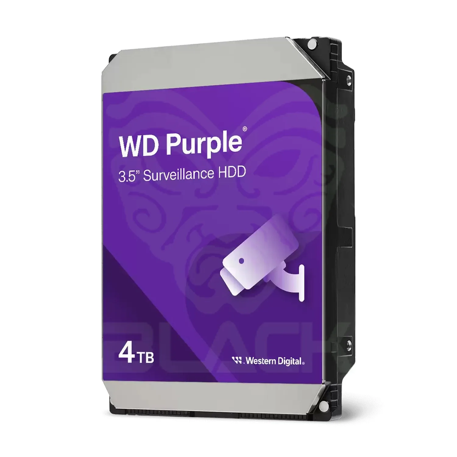 DISCO RIGIDO INTERNO WESTERN DIGITAL PURPLE 4TB PARA VIDEOVIGILANCIA SATA 3.5"