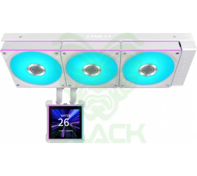 COOLER CPU LIAN LI HYDROSHIFT II LCD-S 360CL WHITE LCD SCREEN WATER COOLER