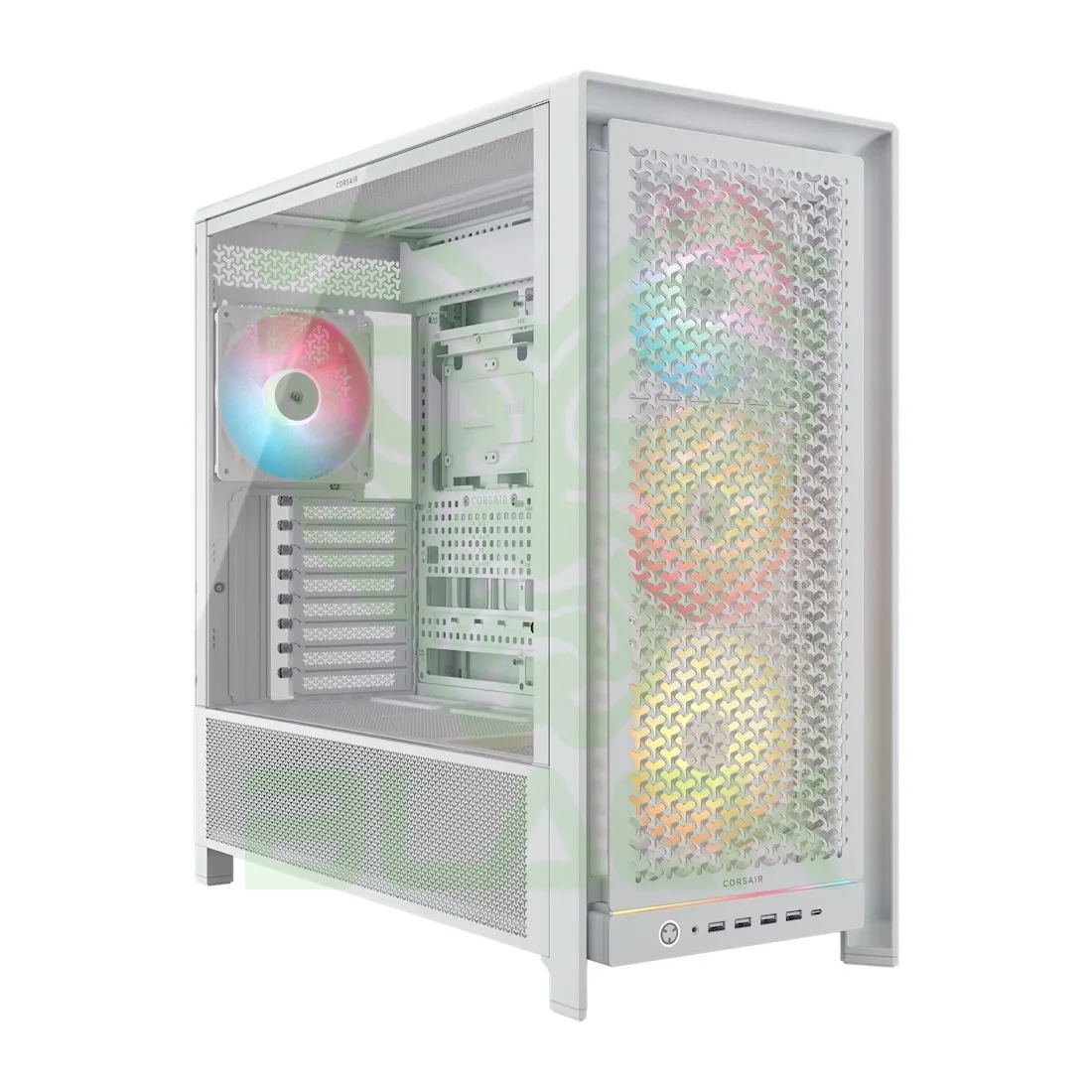 Gabinete Gamer Corsair 5000d Airflow White Vidrio