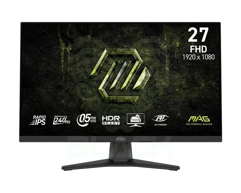 MONITOR GAMER MSI 27" MAG 272F FHD RAPID IPS 240HZ 0.5MS FLAT 2XHDMI + 1XDP (II)