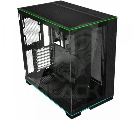 Gabinete Lian Li O11 Dynamic Evo ARGB Strips Black Dual Chamber Vidrio Templado 270° Usb-c