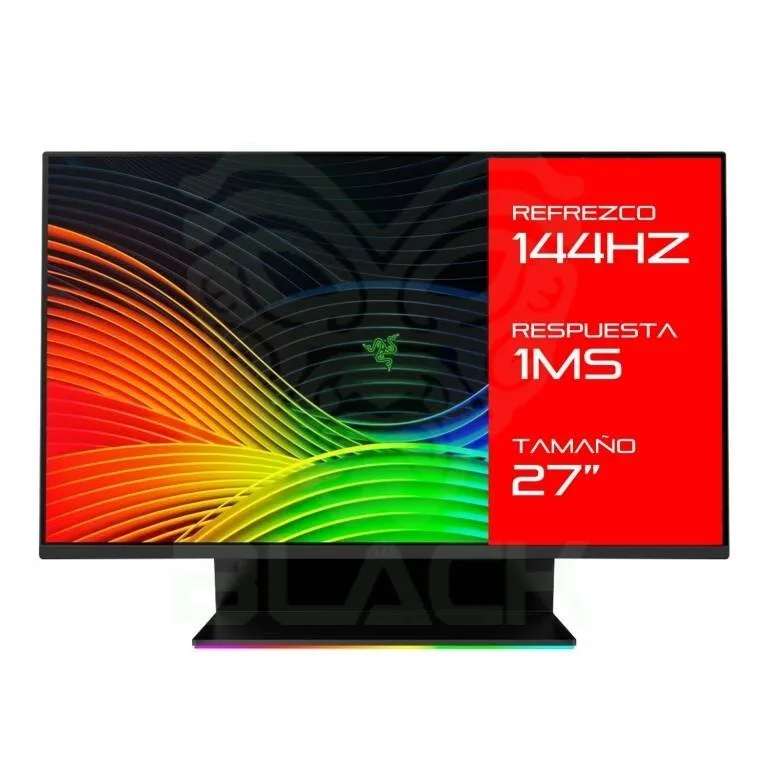 MONITOR GAMER RAPTOR HAWK EYE 27 FRAMELESS IPS QHD 200HZ 1MS HDMI-DP NEGRO (3378) (II)