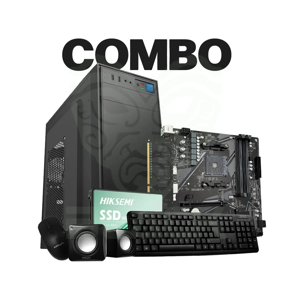 Pc Kelyx AMD Athlon 3000g 8g SSD 240GB (msi)