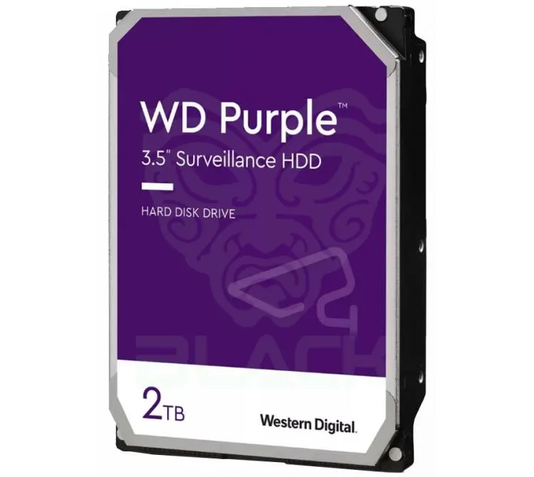 Disco Rigido Wd 2TB Purple 64MB Sata 5400rpm.