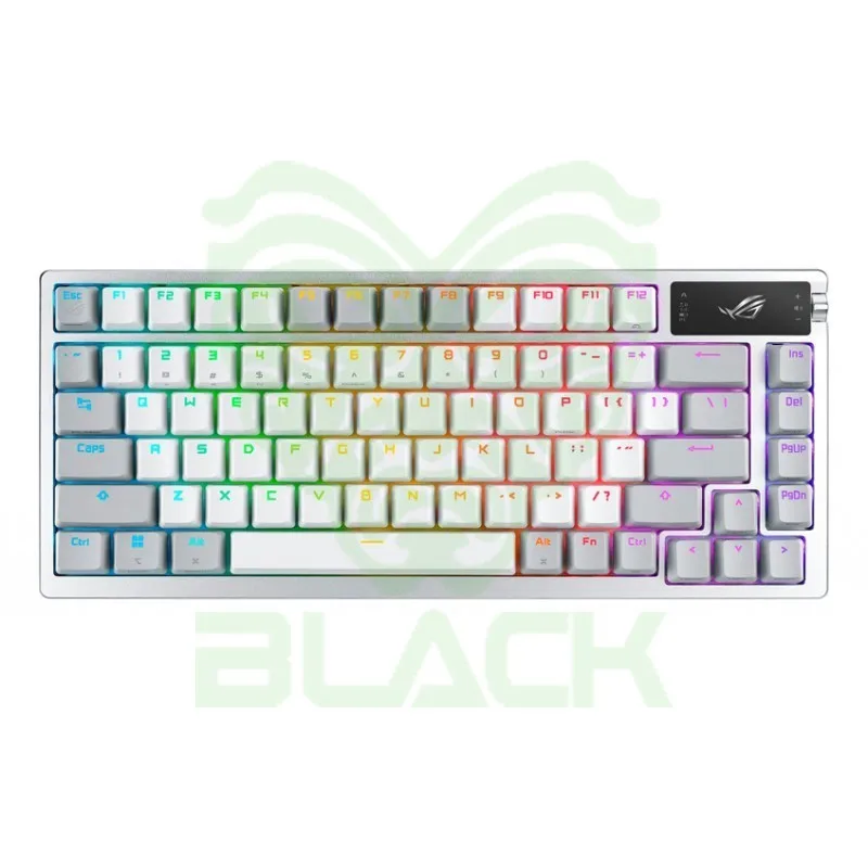 Teclado Mecanico ASUS ROG Strix M701 Azoth RGB Wireless 2.4GHz Bluetooth Switch Nx Snow Black Esp