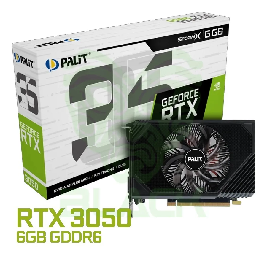 Placa De Video Geforce Rtx 3050 Palit Stormx 6GB