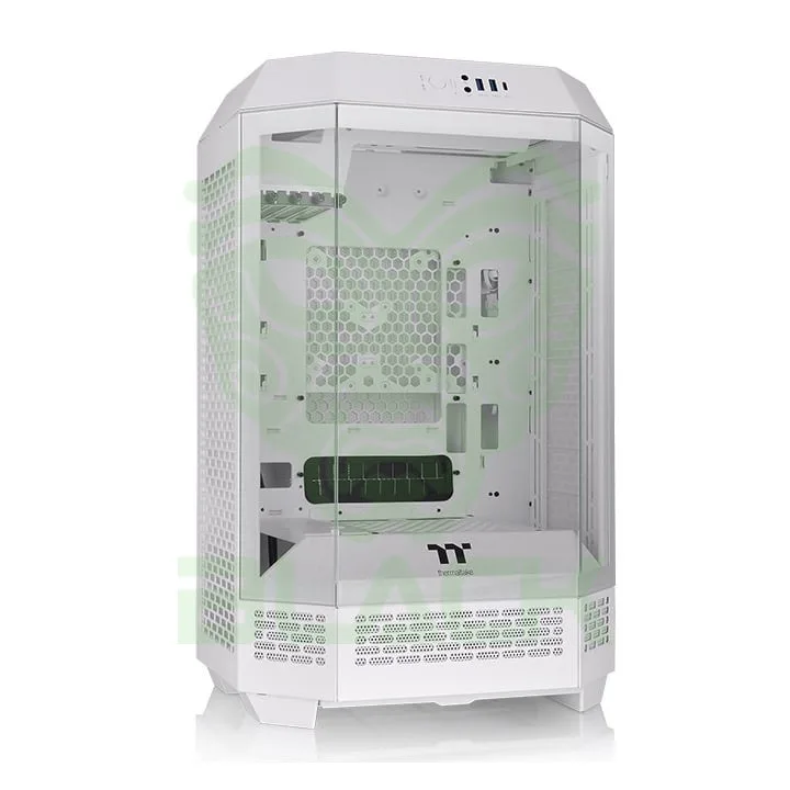 Gabinete Tt The Tower 300 Mid-tower Tg X3 Fan X2 Snow White