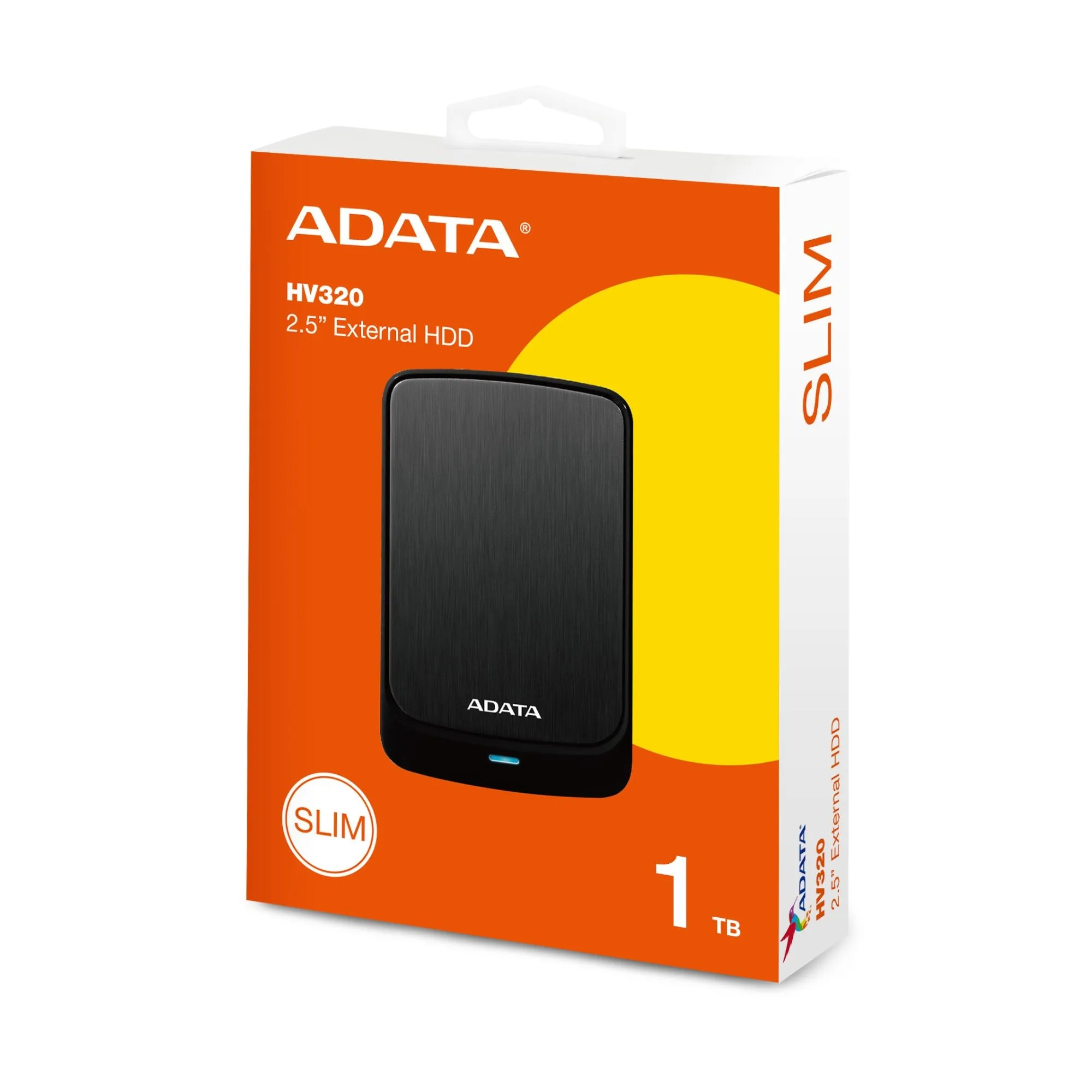 Disco Rigido Externo Adata 1TB Negro Ahv320-1tu31-cbk