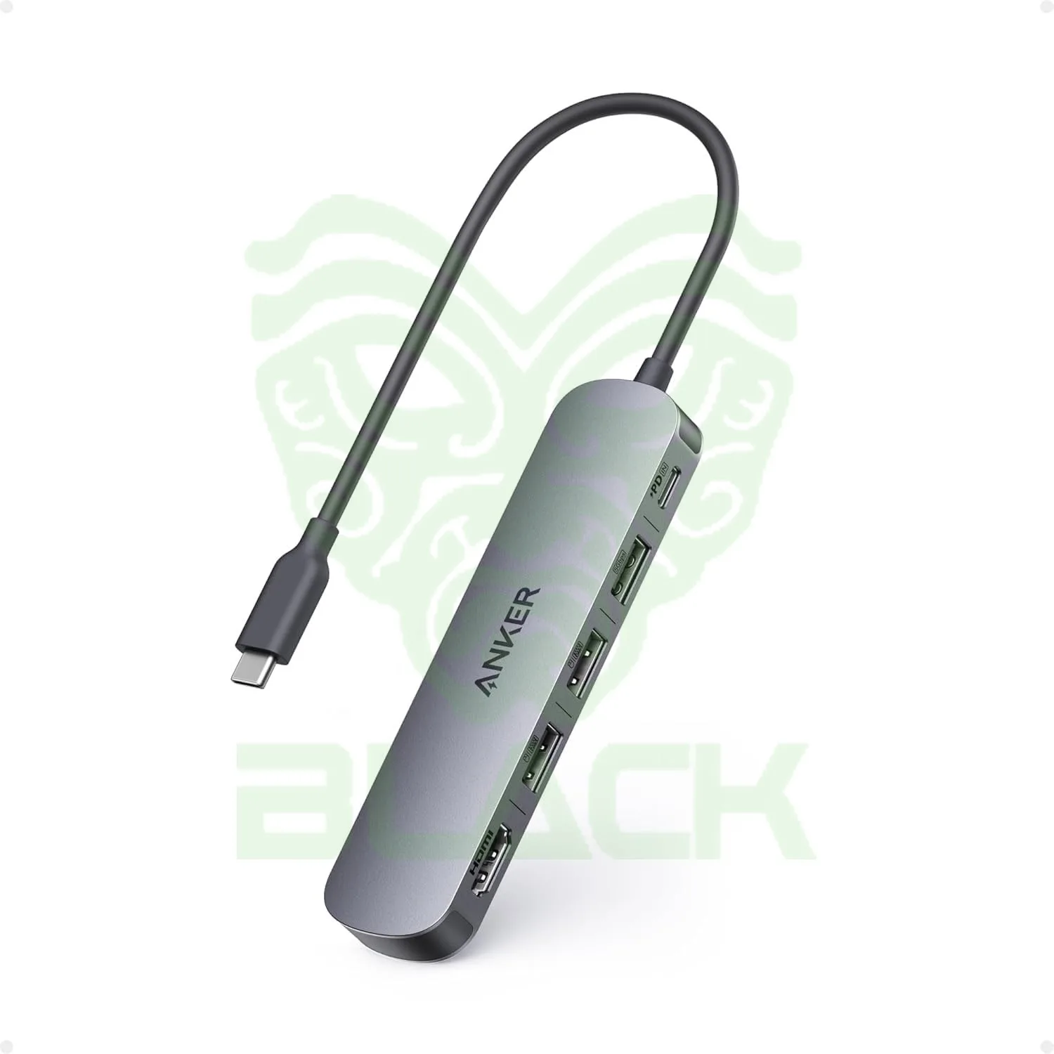 Usb–c Hub Multiport Adapter; 4k@30 HDMI Output, 4k...