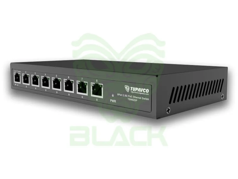 An 8-port, Layer 3 Switch With 2.5 GBE Poe+ Output...
