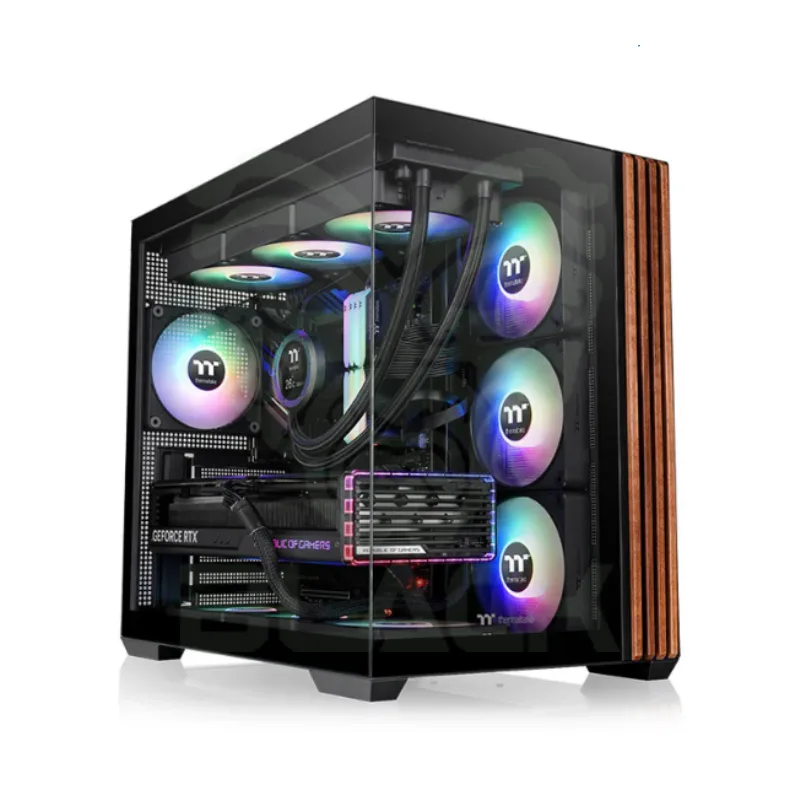 Gabinete Tt View 380 Ws ARGB Mid-tower Black