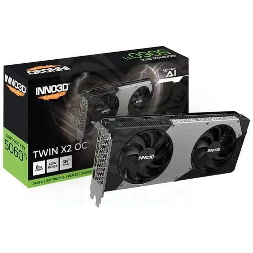 Placa De Video Inno3d Geforce Rtx 5060 Ti 8GB Gddr7 Twin X2 Oc