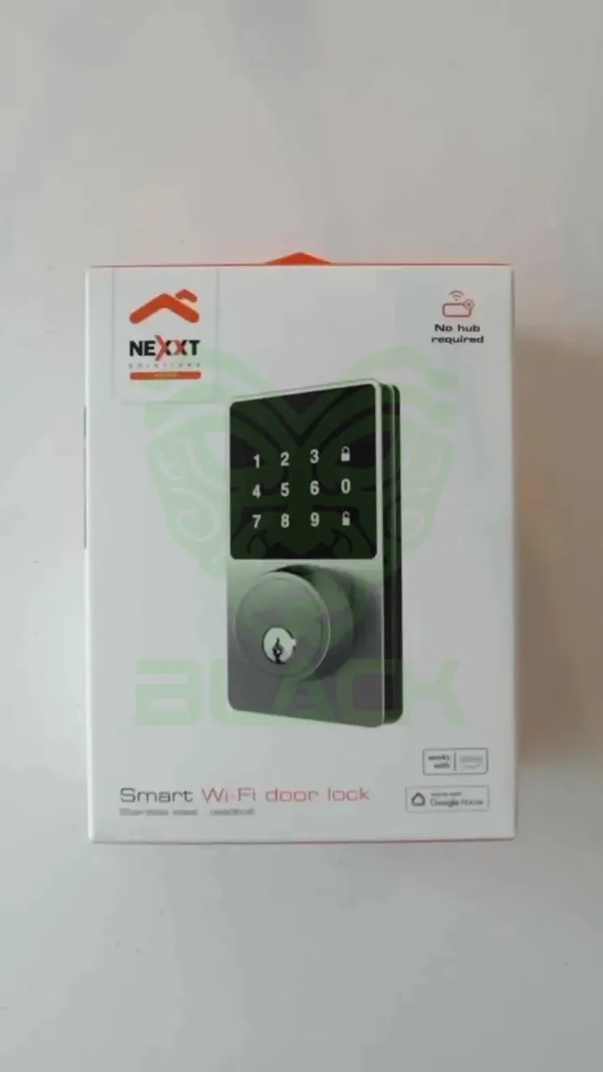 CERRADURA NEXXT HOME SMART WIFI DOOR LOCK ACERO INOXIDABLE