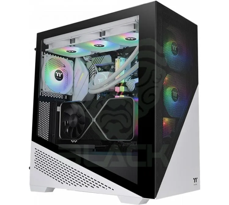 GABINETE THERMALTAKE DIVIDIER 370 TG ARGB 3X120MM ARGB WHITE VIDRIO TEMPLADO
