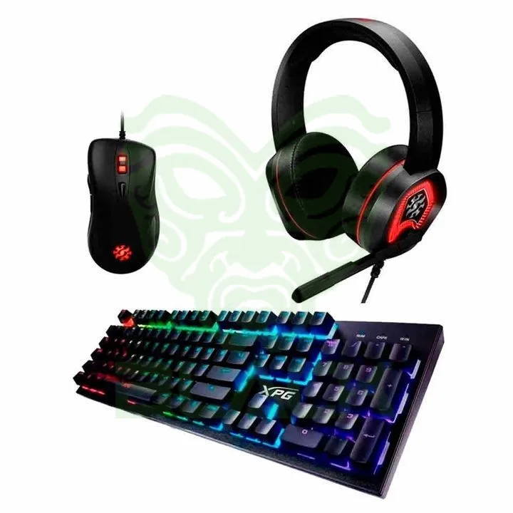 Kit Gamer Xpg Mouse Infarex  M20 + Teclado Infarex K10 + Headset Emix H20