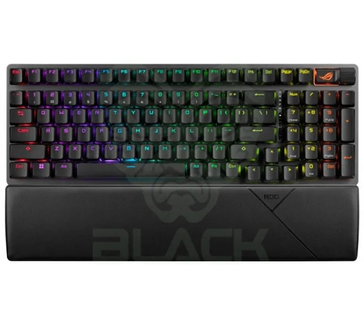 TECLADO MECANICO ASUS ROG STRIX X901 SCOPE II WIRELESS 2.4GHZ BLUETOOTH 96% SWITCH NX SNOW ESP RGB