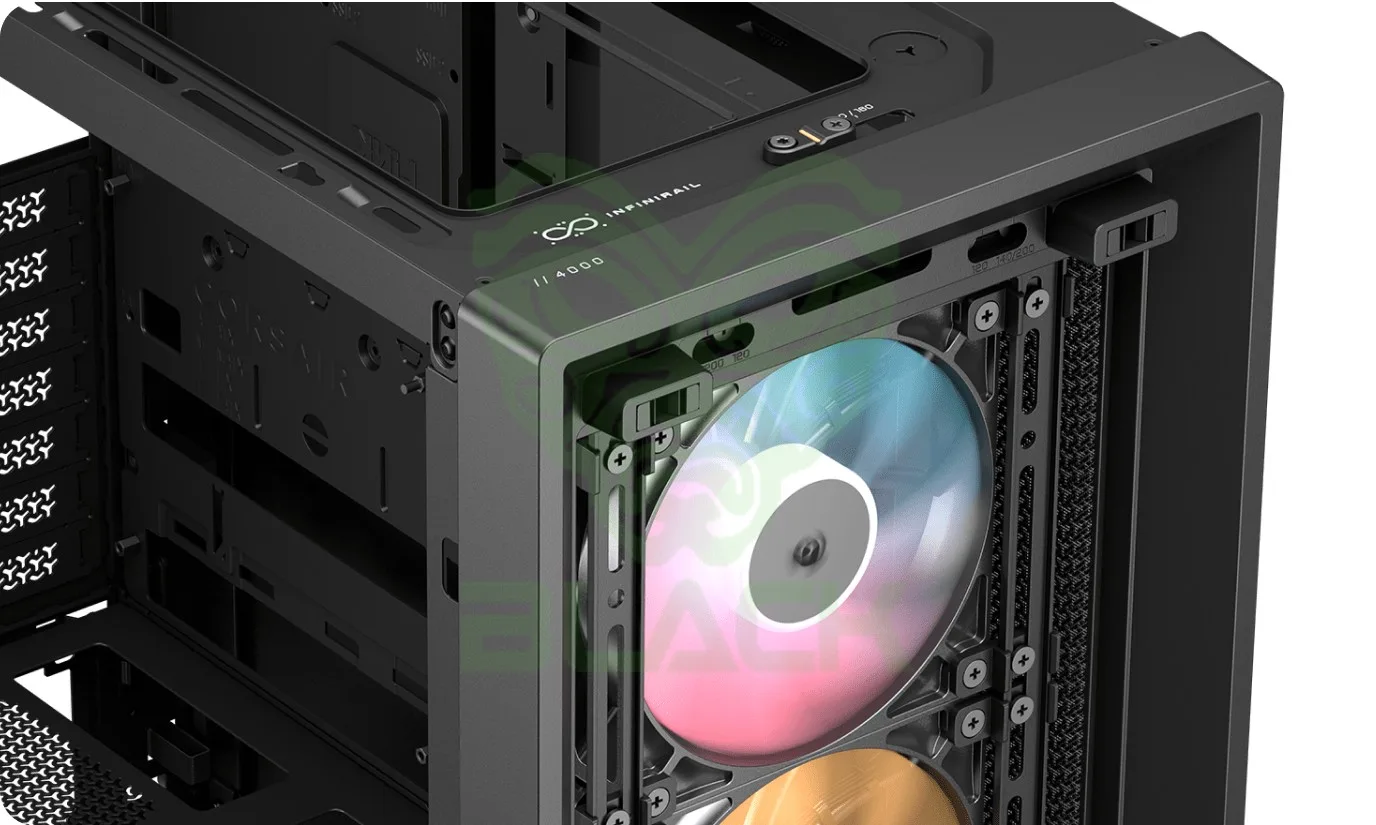 GABINETE CORSAIR FRAME 4000D RS ARGB BLACK