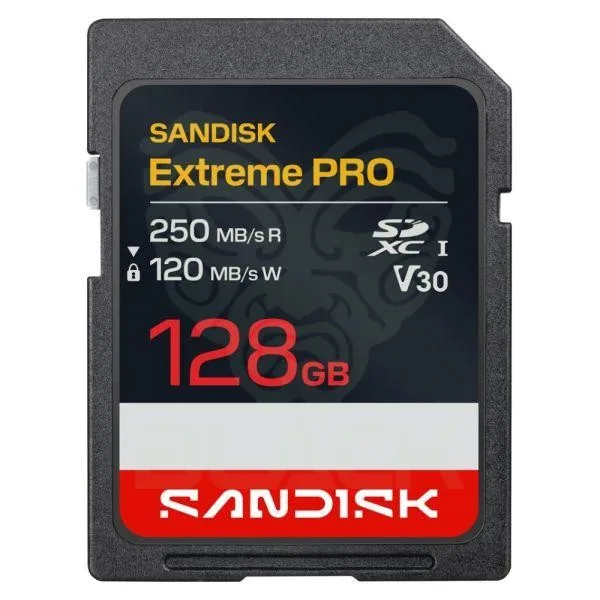 TARJETA DE MEMORIA SANDISK EXTREME PRO SDXC 128GB UHS-I U3 V30 250MB/S