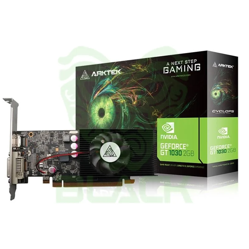 Placa De Video Arktek Geforce Gt1030 2GB DDR5 64bit Low Profile