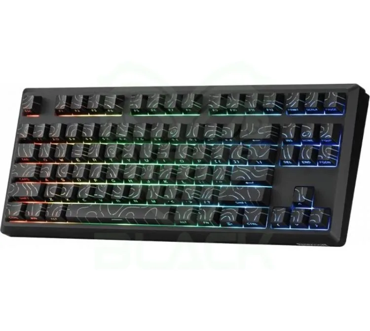 Teclado Mecanico Redragon Uranus K737 Pro Tkl Wireless 2.4GHz Bluetooth 5.0 Switch Silky Frost