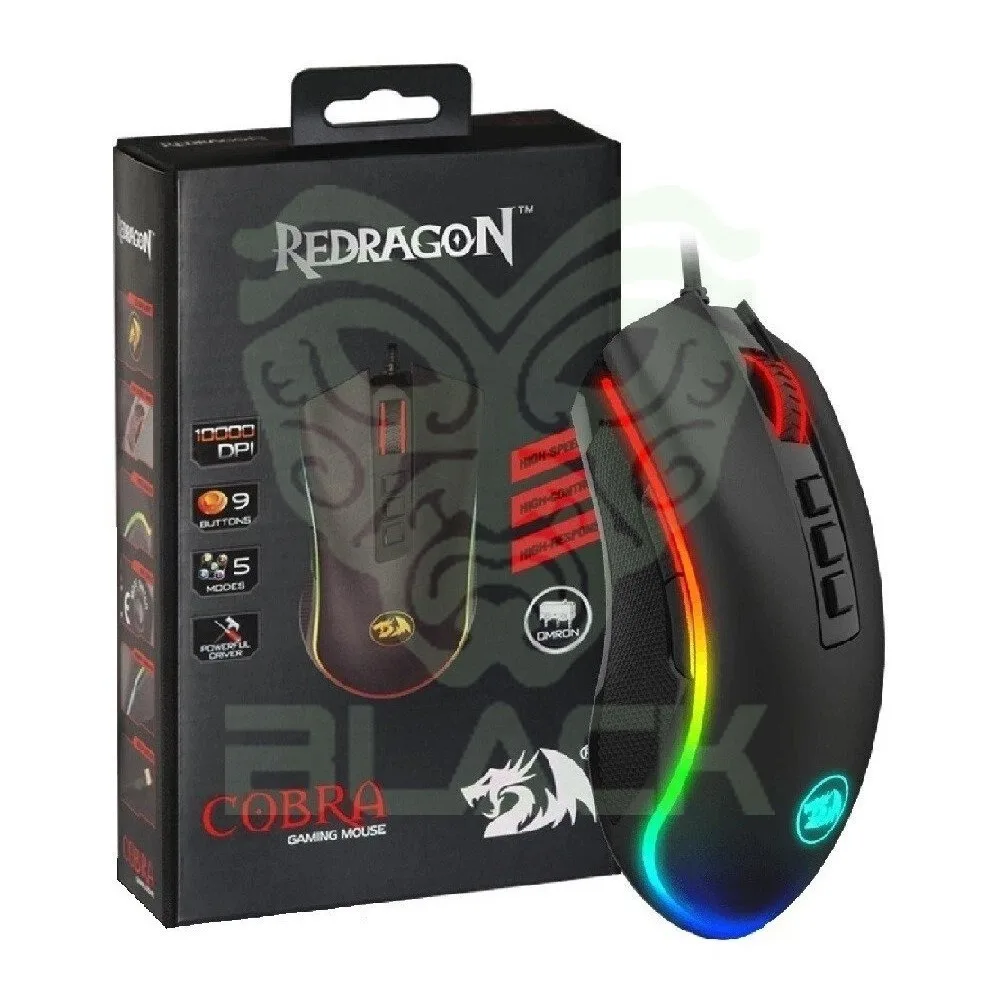 MOUSE REDRAGON M711 COBRA NEGRO