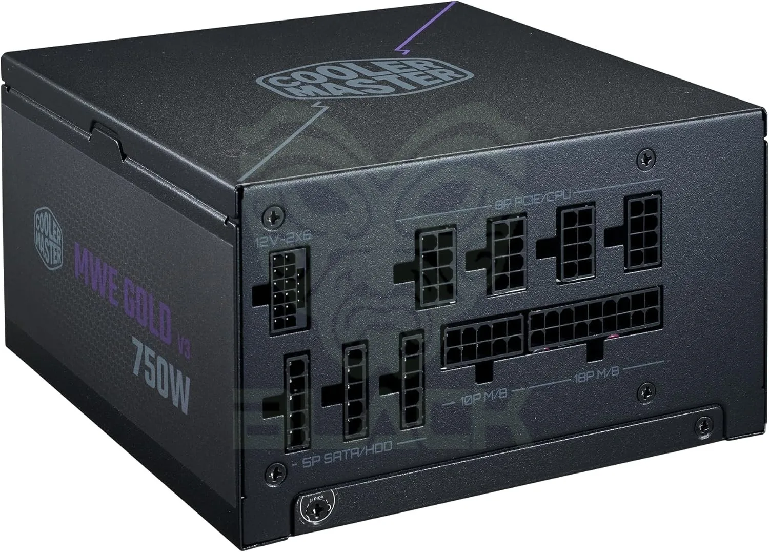 FUENTE COOLER MASTER MWE GOLD 750W V3 80 PLUS GOLD COLOR NEGRO