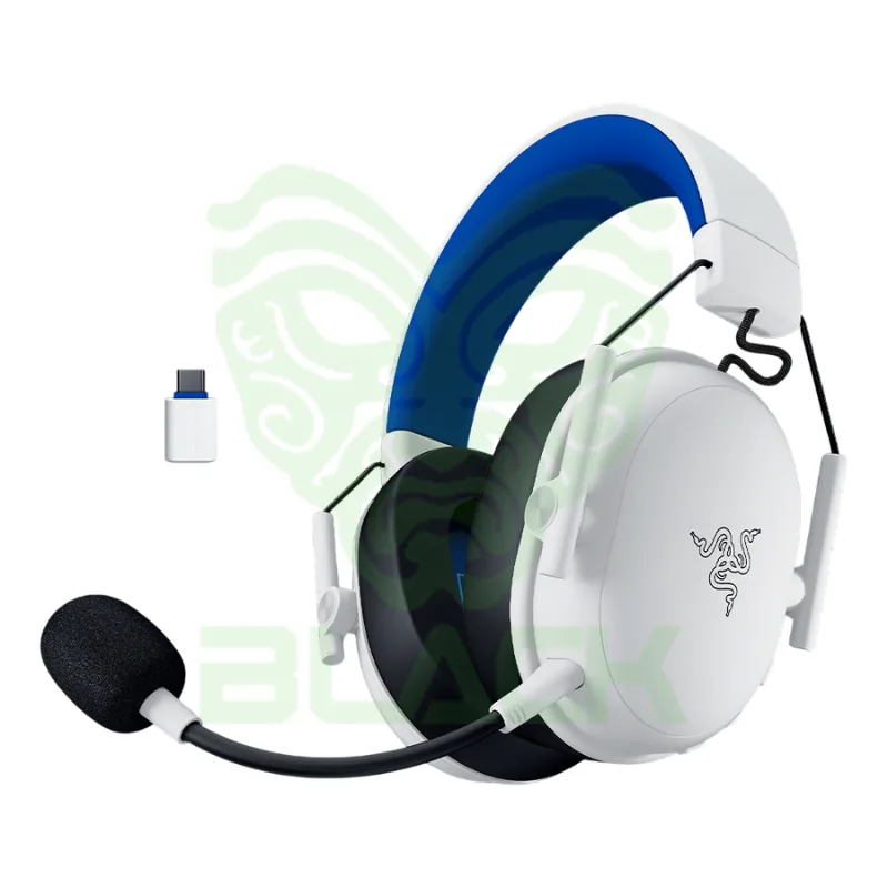 Auricular Razer Blackshark V3 X Hyperspeed Playstation White Edition
