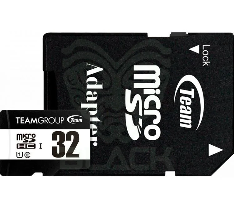 MEMORIA MICRO SDHC TEAM UHS-I 32GB 100MB/S CLASE 10 CON ADAPTADOR