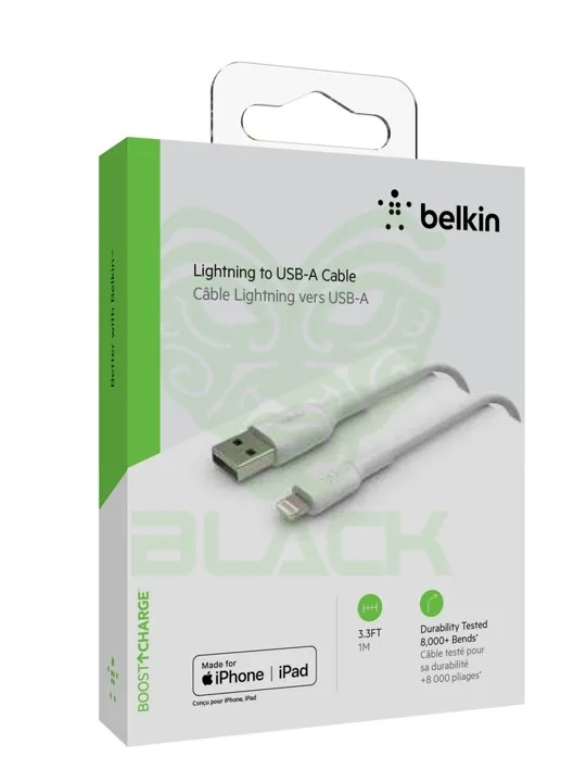 Cable Belkin Lightning To Usb-a Boost Charge (1mt,...