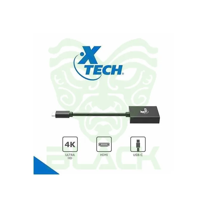 ADAPTADOR XTECH , USB C MACHO A HDMI HEMBRA , 10 C