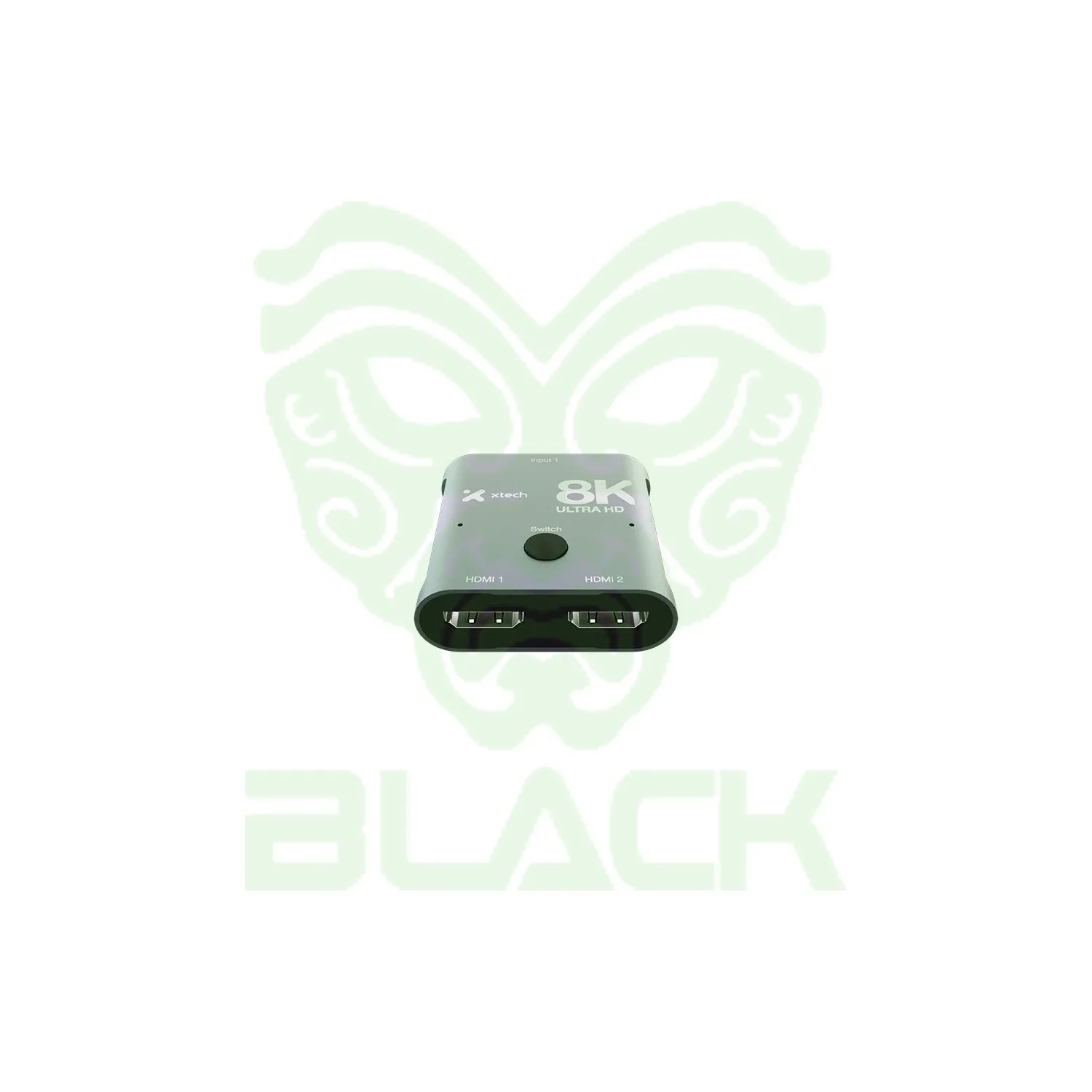 ADAPTADOR XTECH BIDIRECCIONAL HDMI 2 PUERTOS