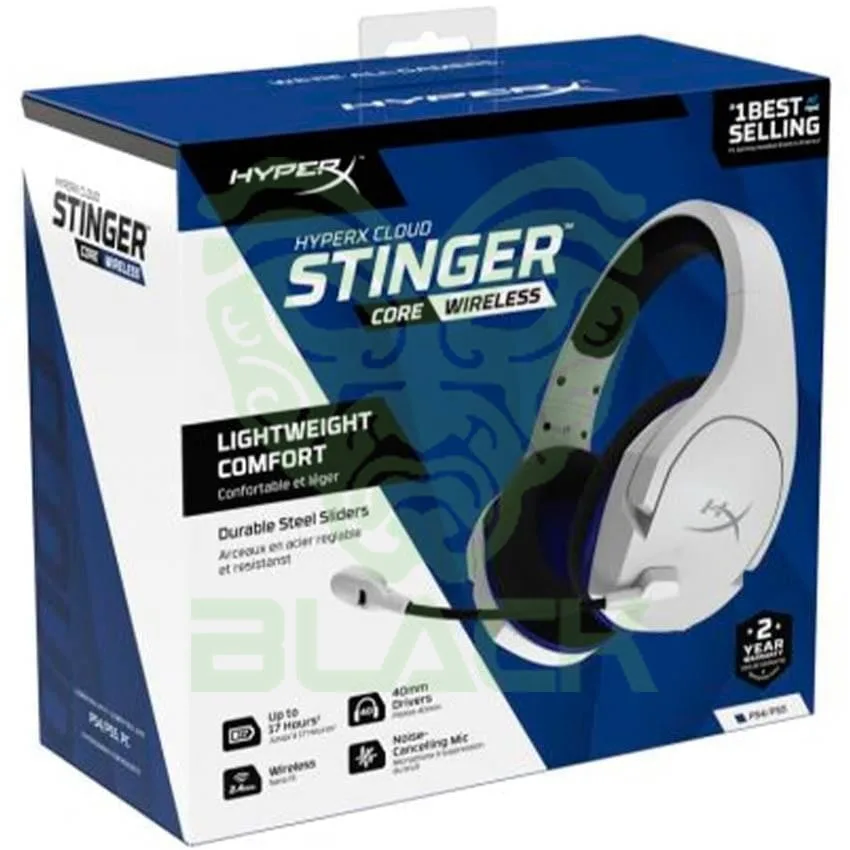 AURICULARES HYPERX CLOUD STINGER CORE WIRELESS 2.4GHZ WHITE PC/PS 17HS