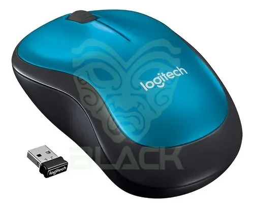 MOUSE LOGITECH M185 BLUE WIRELESS 2.4GHZ