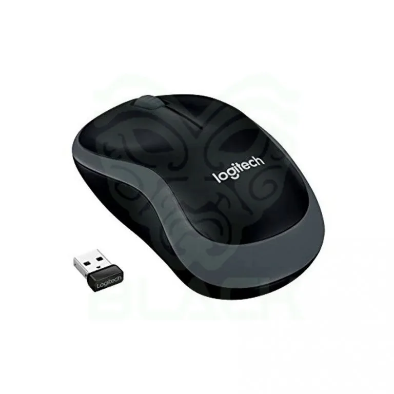 MOUSE LOGITECH M185 BLACK/GRAY WIRELESS 2.4GHZ