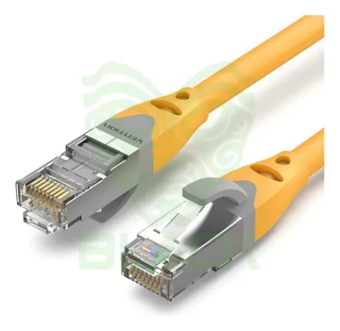 CABLE DE RED CAT8 BLINDADO 3M PATCH CORD SFTP VENTION RJ45