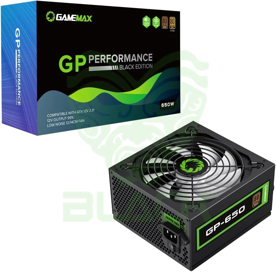 FUENTE 650W GAMEMAX 80 PLUS BRONZE GP-650 FAN 14CM