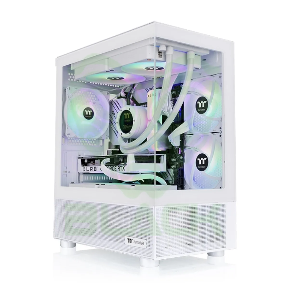 GABINETE TT VIEW 170 MICRO CHASSIS TG X2 FAN ARGB X3 SNOW WHITE