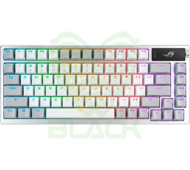 Teclado Mecanico ASUS ROG Strix M701 Azoth RGB Wireless 2.4GHz Bluetooth Switch Nx Snow Linear White Esp