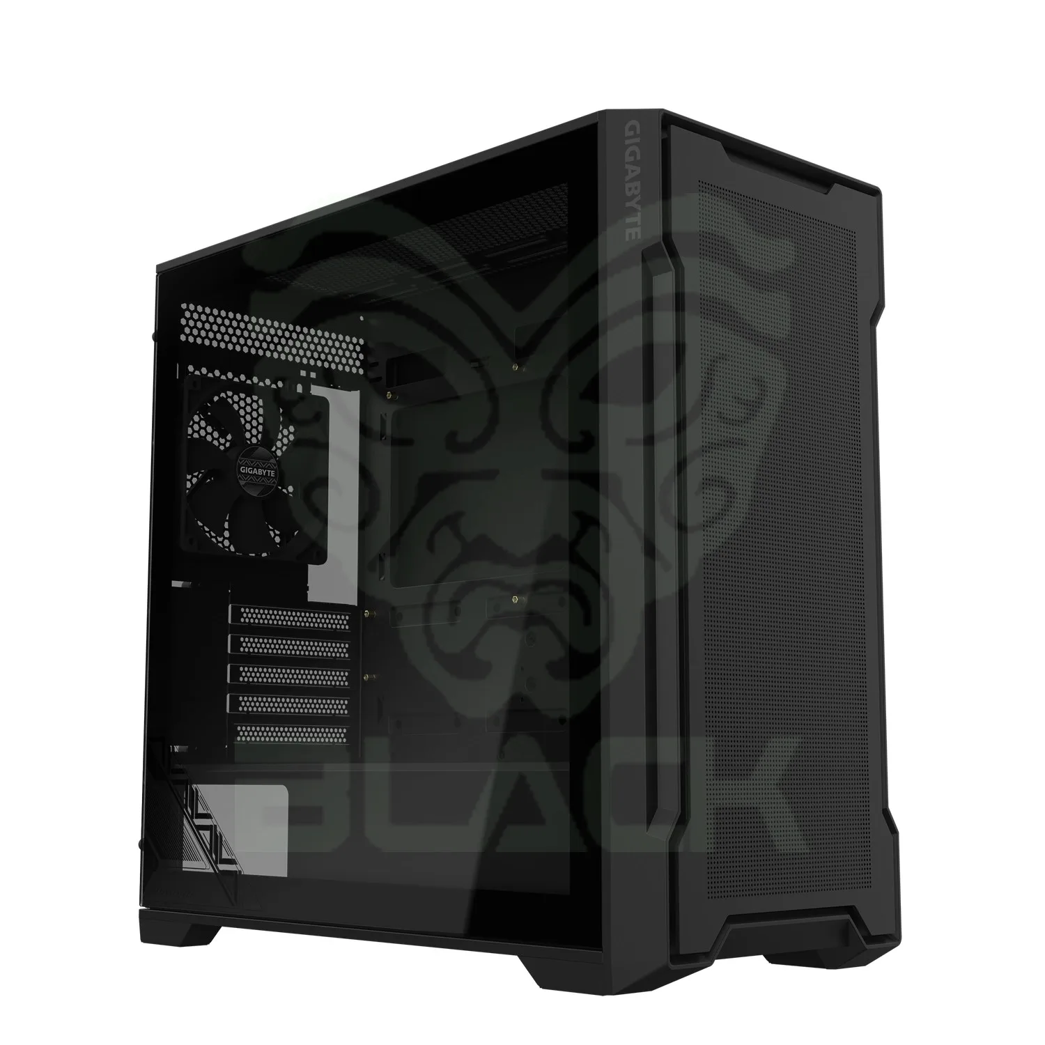 GABINETE GIGABYTE C102 GLASS NEGRO MID TOWER S/FUENTE