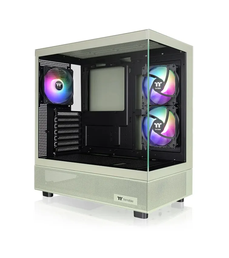 GABINETE TT VIEW 270 PLUS MID-TOWER TG X2 FAN ARGB X3 MATCHA GREEN
