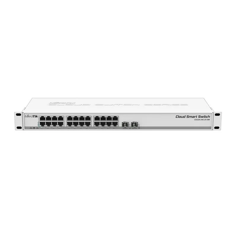 SWITCH MIKROTIK 326-24G-2S+RM 24ETH 2SPF+ S/F — foto 3