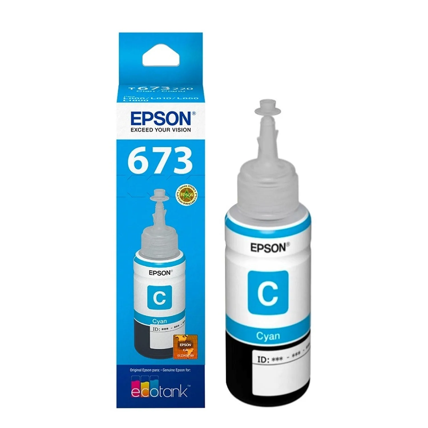 Botella Epson T673220-AL Cyan — foto 2