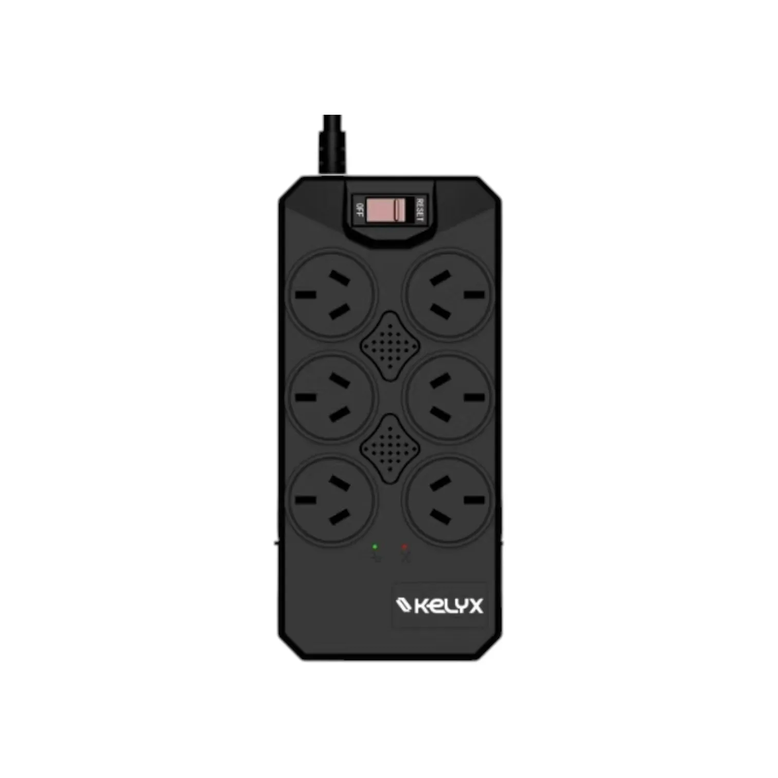 ESTABILIZADOR KELYX 6 TOMAS MAX. 600W 150-270V SURGE PROTECTION 1MT