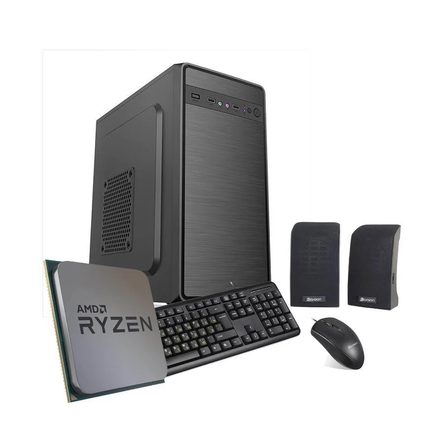 PC ECOVISION AMD RYZEN 5 5600G + 8GB + 240GB + WIFI