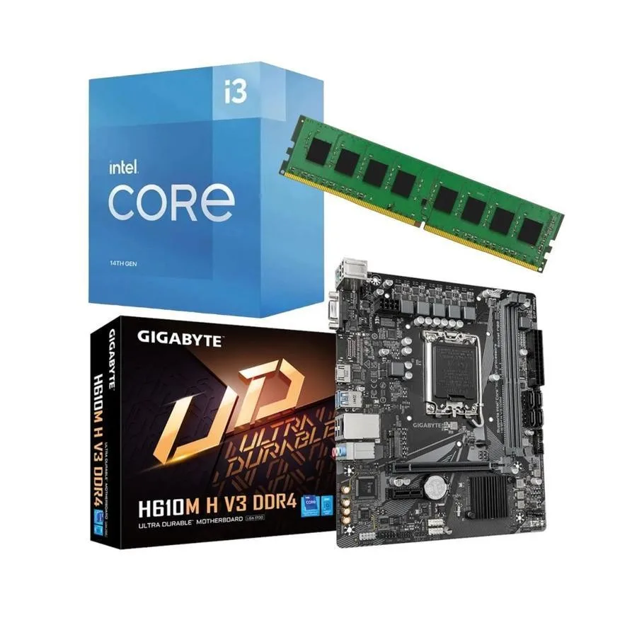 Combo Actualización Pc INTEL i3 14100f 16 GB RAM