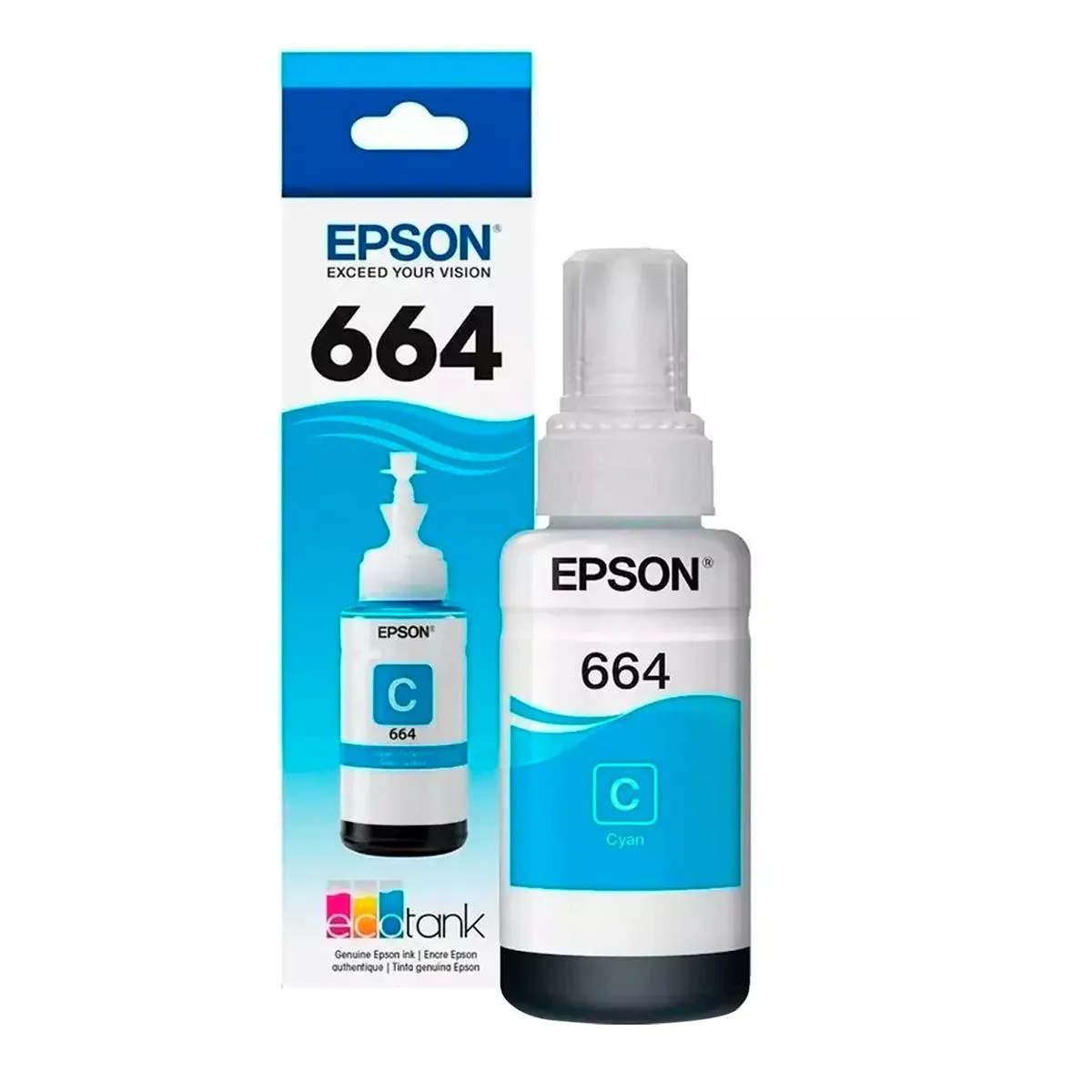 BOTELLA EPSON T664220-AL CYAN